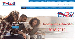 Desktop Screenshot of empsi-sup.com