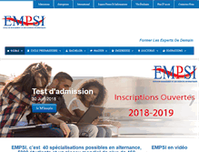 Tablet Screenshot of empsi-sup.com